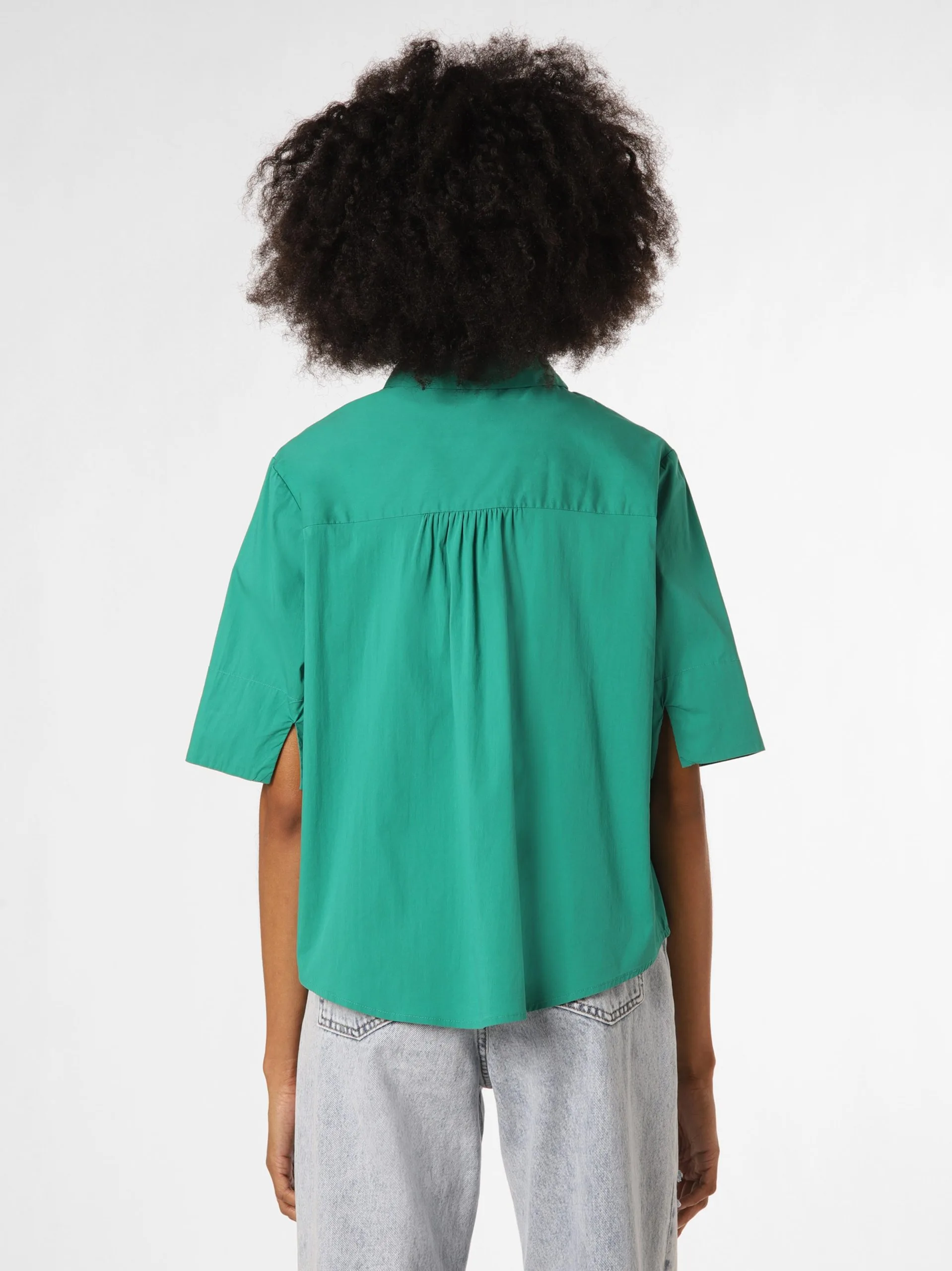 Marie Lund Blouses Met Korte Mouw Blouse Dames Groen 4 Marie Lund Blouses Met Korte Mouw Blouse Dames Groen - Afbeelding 3