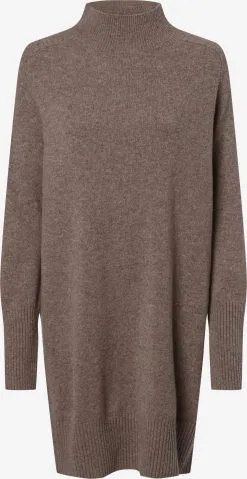 Marie Lund Mini Jurken Jurk Dames Bruin