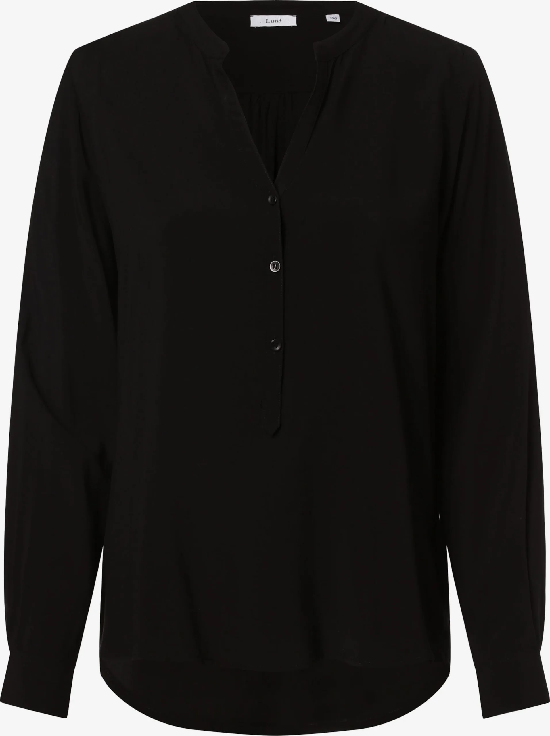 Marie Lund Overhemden Blouse Dames Zwart 3 Marie Lund Overhemden Blouse Dames Zwart