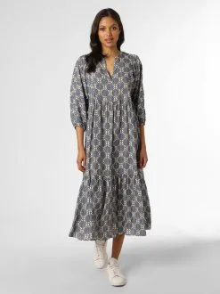 Marie Lund Winkel 32 Marie Lund Midi Jurken Jurk Dames Duifblauw