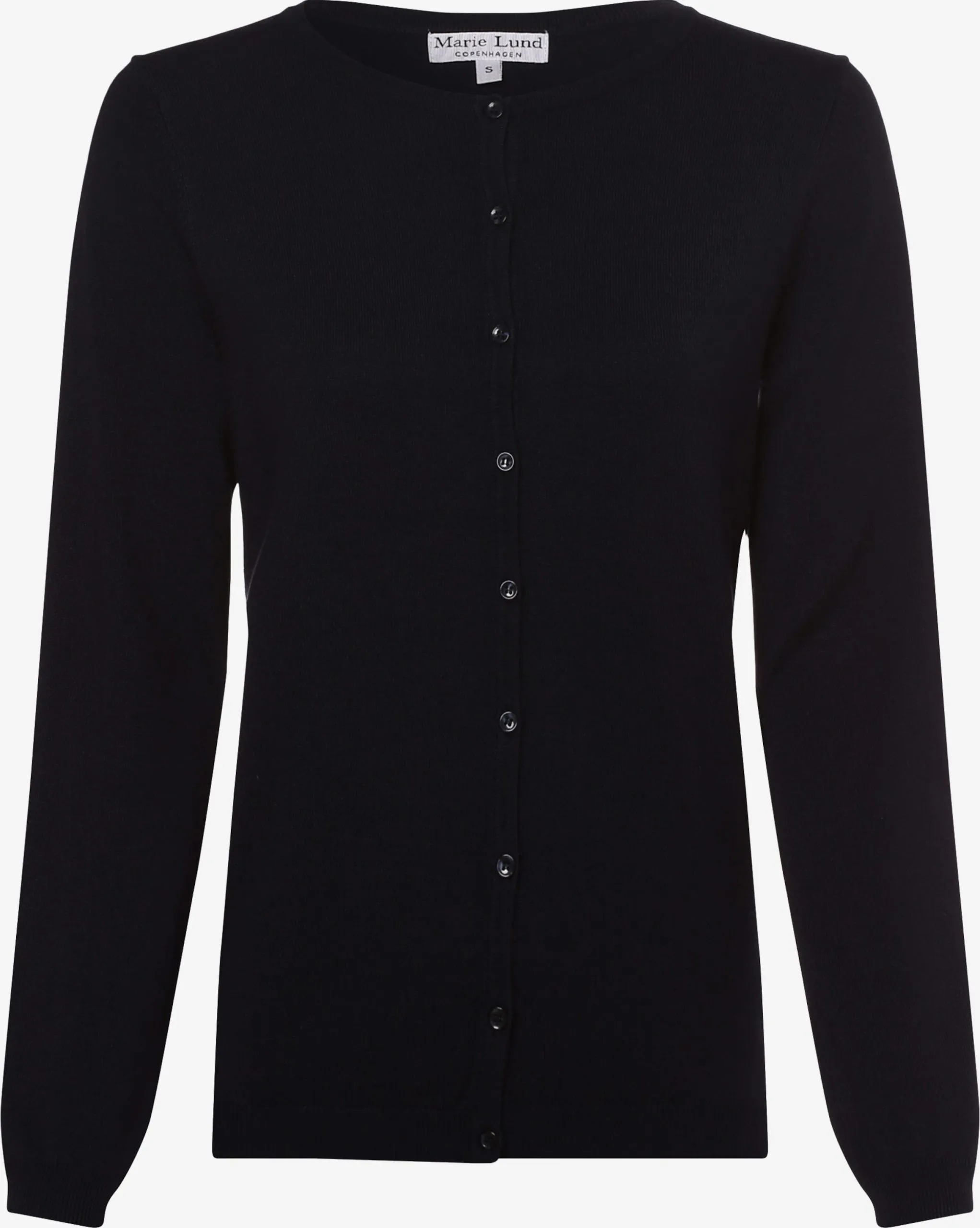 Marie Lund Vesten Gebreid Vest Dames Donkerblauw 3 Marie Lund Vesten Gebreid Vest Dames Donkerblauw