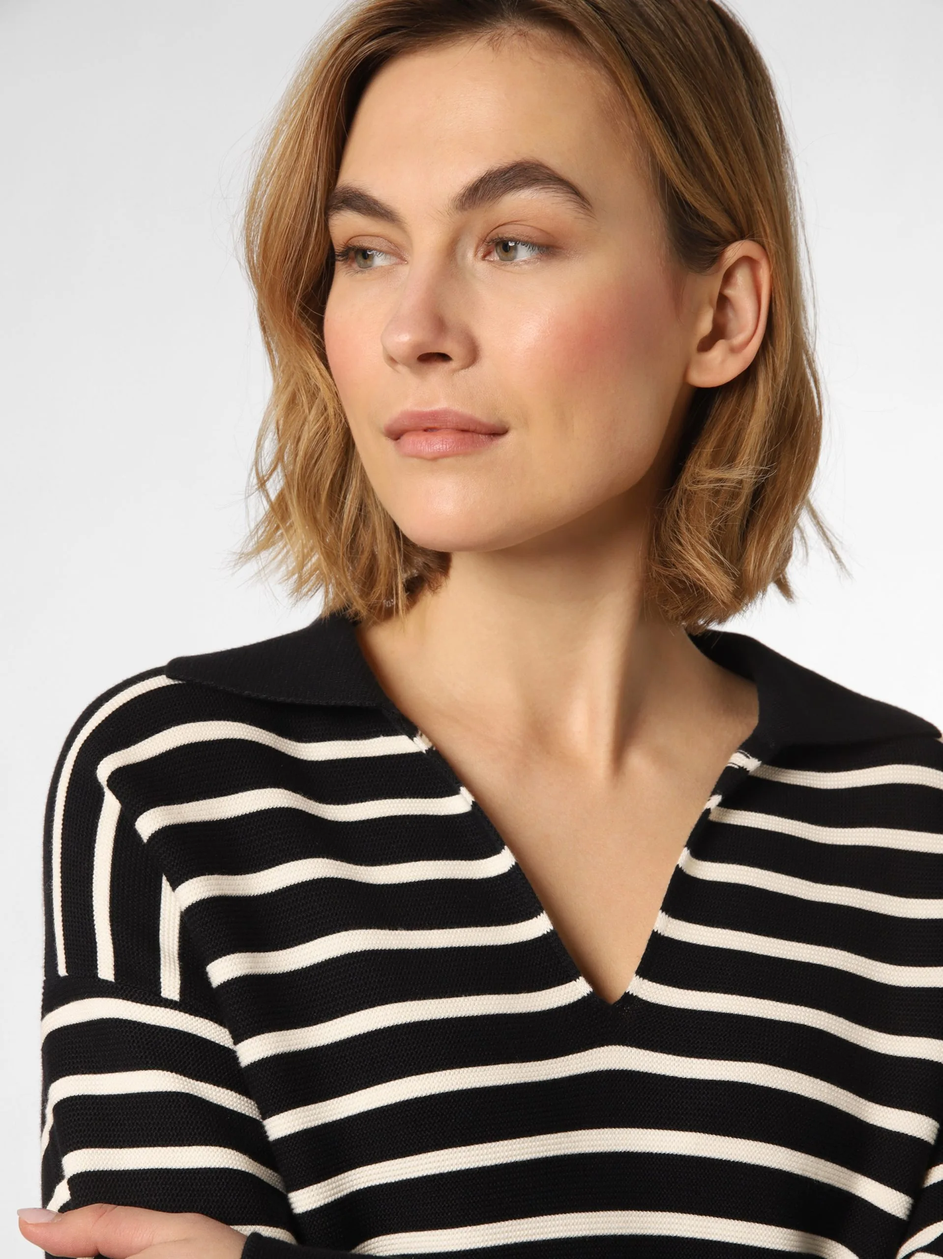 Marie Lund Fijngebreide Truien Trui Dames Marine 6 Marie Lund Fijngebreide Truien Trui Dames Marine - Afbeelding 4