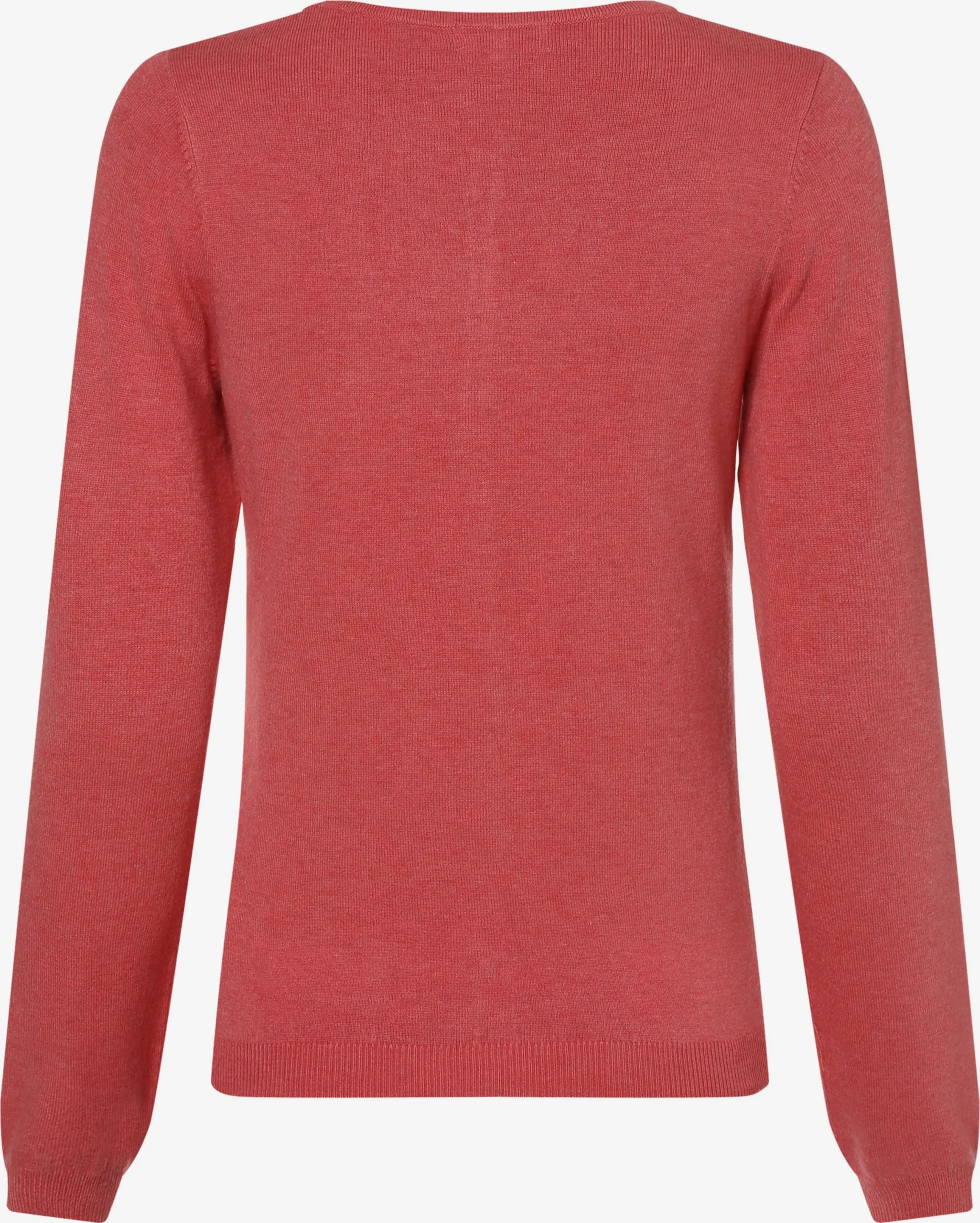 Marie Lund Vesten Gebreid Vest Dames Rood 4 Marie Lund Vesten Gebreid Vest Dames Rood - Afbeelding 2