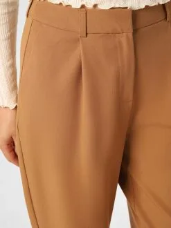 Marie Lund Bandplooibroeken Regular Bandplooibroek Dames Cognac -Marie Lund Winkel 17007e36c0bb18cdfa22c9224841f137