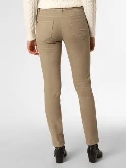 Marie Lund Pantalons Slimfit Broek Dames Beige -Marie Lund Winkel 183104a7ef1ce3a5c2268bd6b6f4dc53