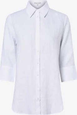 Marie Lund Blouses Met Korte Mouw Blouse Dames Wit