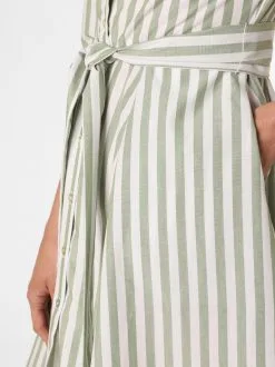 Marie Lund Blousejurken Blousejurk Dames Donkergroen / Wit -Marie Lund Winkel 208ae69df989ed90c7e9ebf8f6f29192