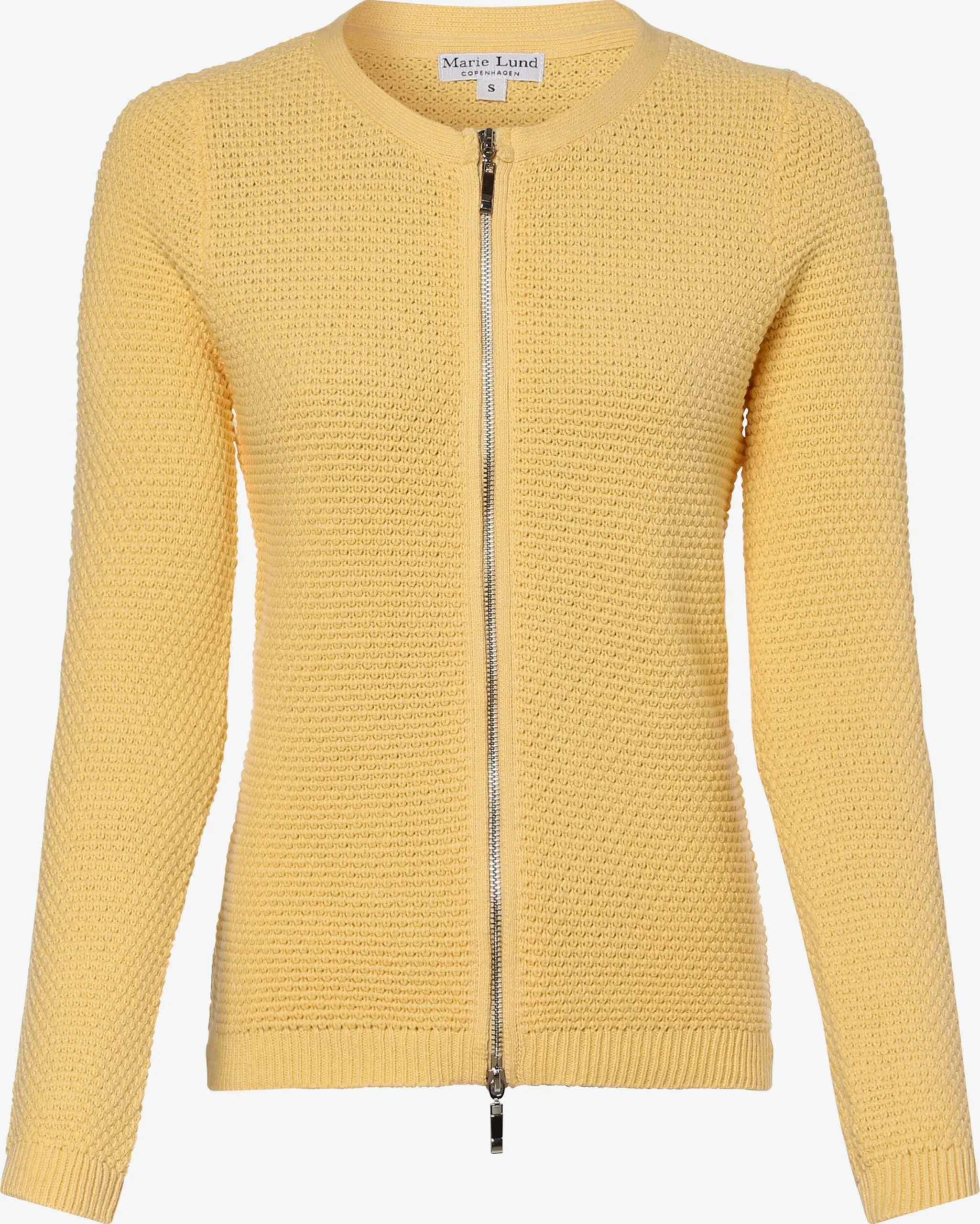 Marie Lund Vesten Gebreid Vest Dames Geel 3 Marie Lund Vesten Gebreid Vest Dames Geel