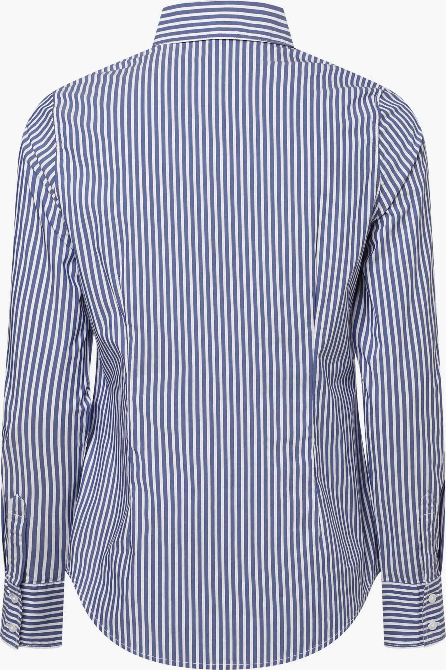 Marie Lund Overhemden Blouse Dames Indigo 4 Marie Lund Overhemden Blouse Dames Indigo - Afbeelding 2