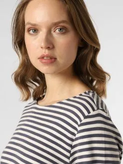 Marie Lund Shirts Met 3/4 Mouw Shirt Dames Navy -Marie Lund Winkel 35b8e0280ef74358500ea5684f7e134d