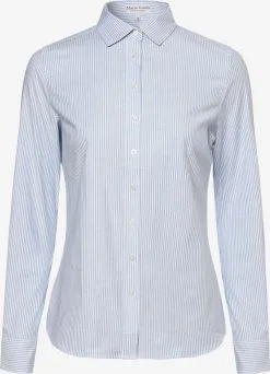 Marie Lund Overhemden Blouse Dames Lichtblauw