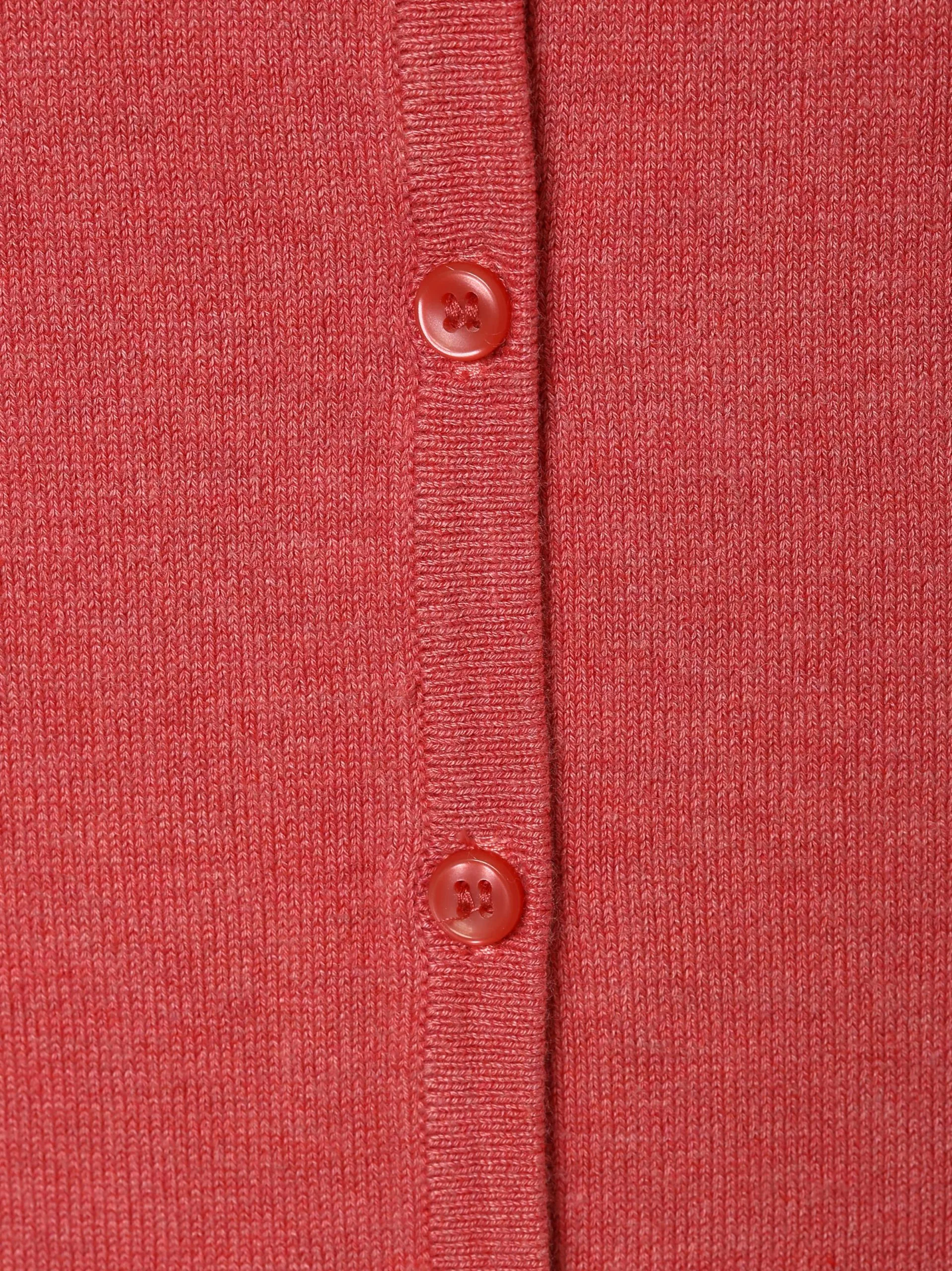 Marie Lund Vesten Gebreid Vest Dames Rood 5 Marie Lund Vesten Gebreid Vest Dames Rood - Afbeelding 3