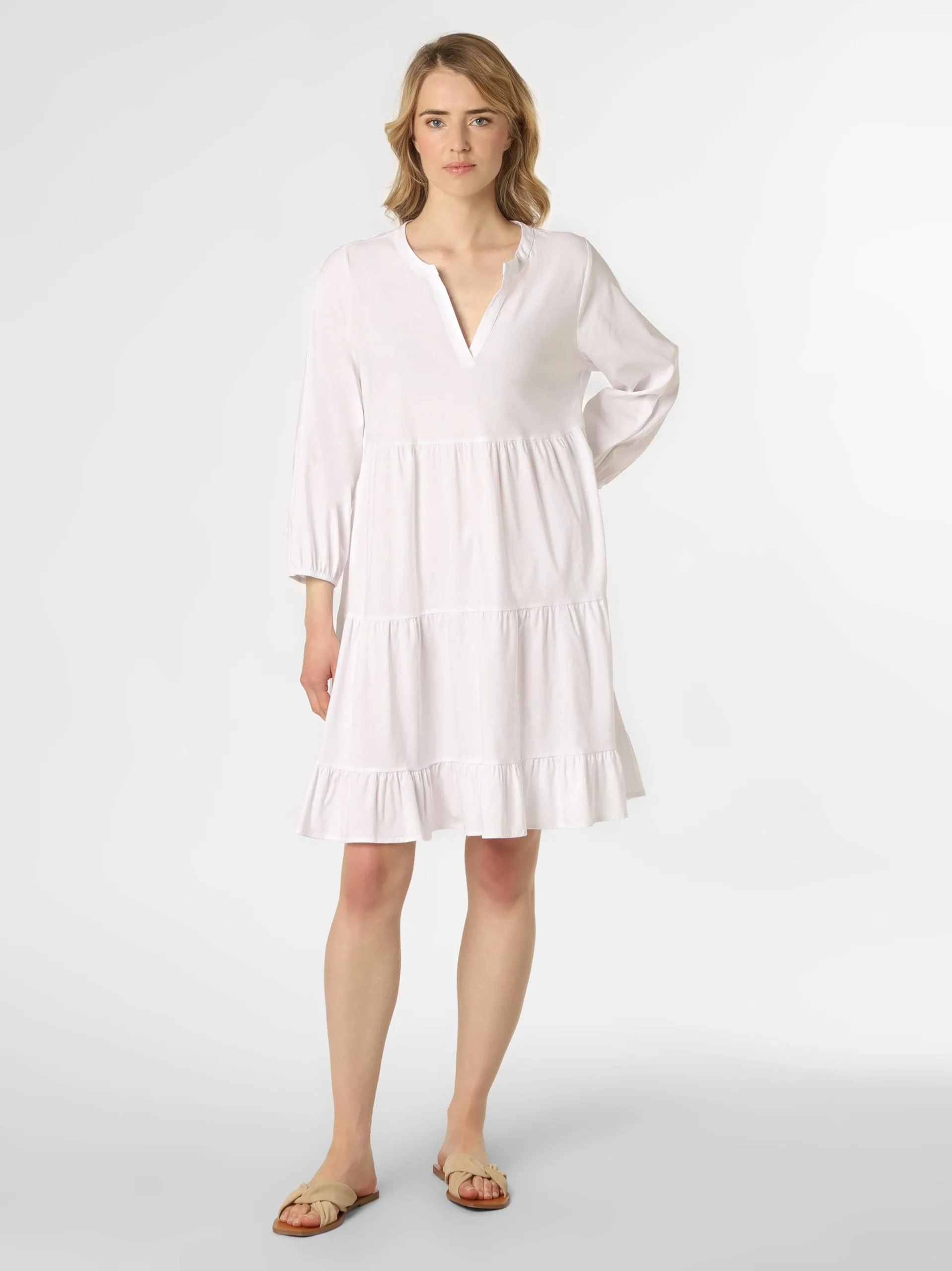 Marie Lund Mini Jurken Jurk Dames Wit 4 Marie Lund Mini Jurken Jurk Dames Wit - Afbeelding 2