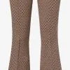 Marie Lund Broeken Flared Pantalon Dames Bruin -Marie Lund Winkel 48c24436d4fad58dfd43f00e58fd78fd
