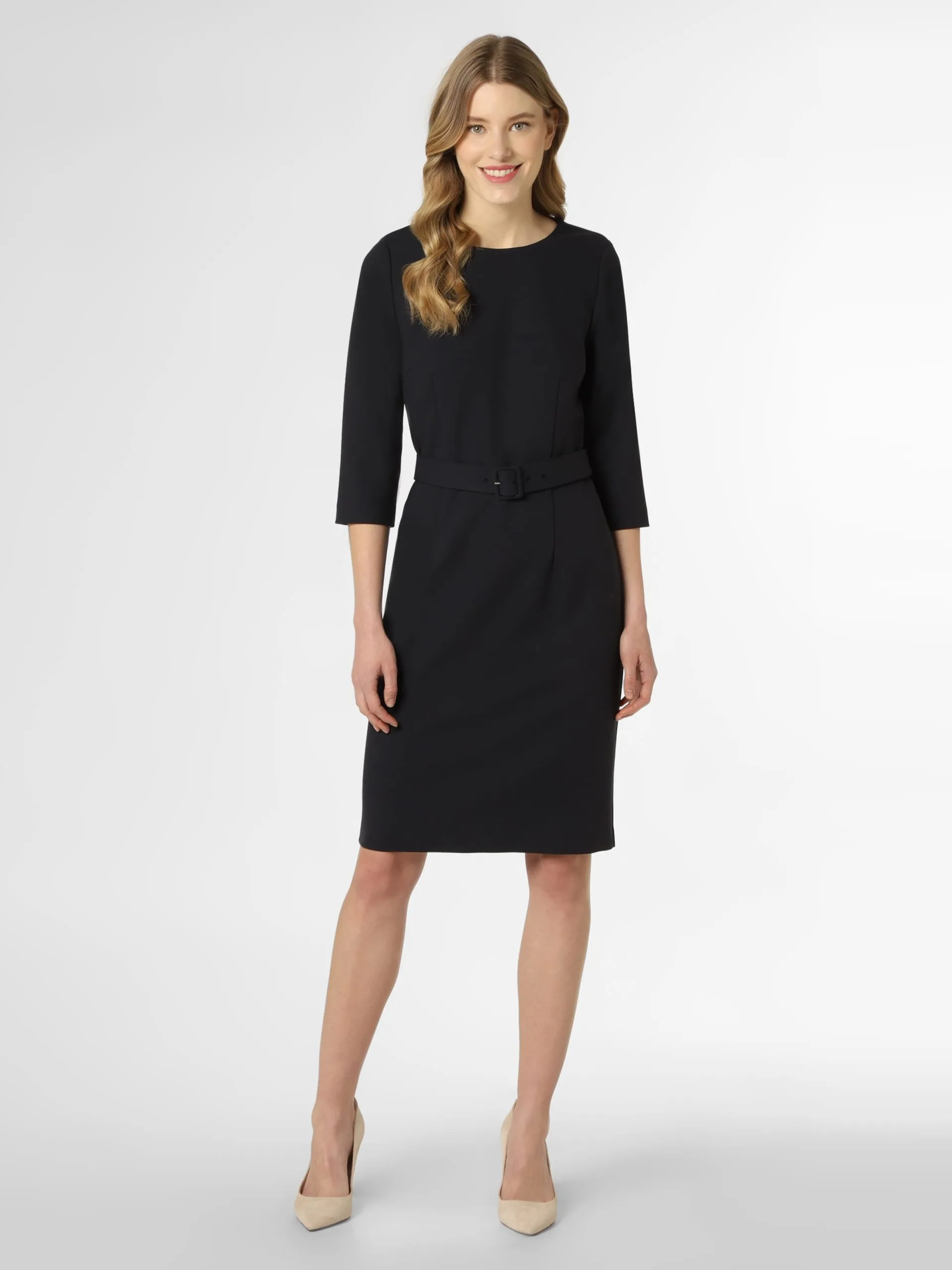 Marie Lund Mini Jurken Jurk Dames Marine 4 Marie Lund Mini Jurken Jurk Dames Marine - Afbeelding 2