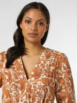 Marie Lund Midi Jurken Jurk Dames Karamel -Marie Lund Winkel 55ca970fe2b2c4744293ea5925640977