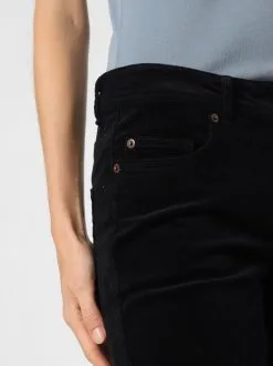 Marie Lund Ribbroeken Regular Broek Dames Zwart -Marie Lund Winkel 60e44ea11eeaa65364ec18b57da8b1e5