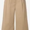 Marie Lund Bandplooibroeken Flared Bandplooibroek Dames Beige -Marie Lund Winkel 6ed9a91133e4c0db79974e8ed25342d6
