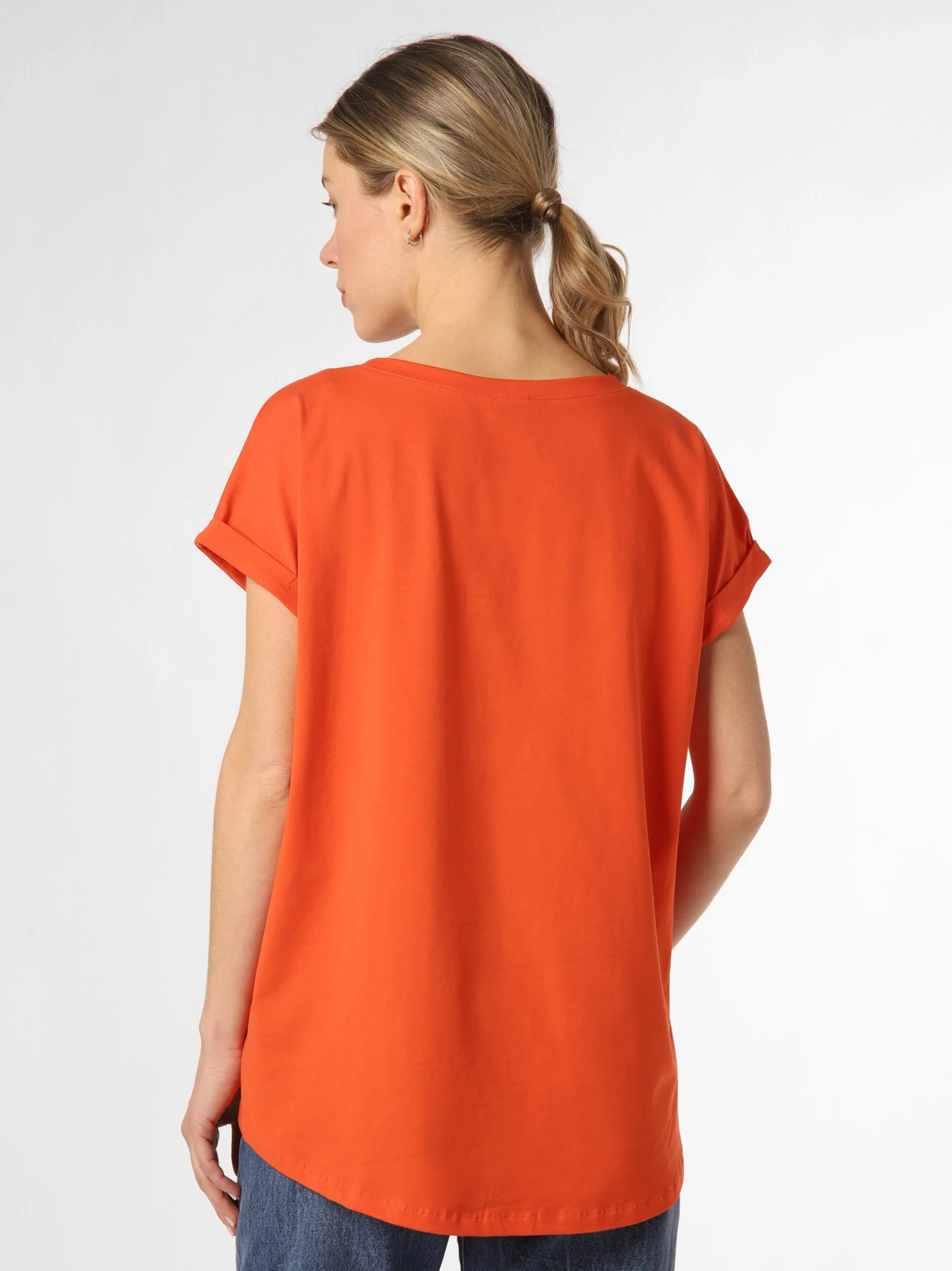 Marie Lund T-shirts Shirt Dames Oranje 5 Marie Lund T-shirts Shirt Dames Oranje - Afbeelding 3