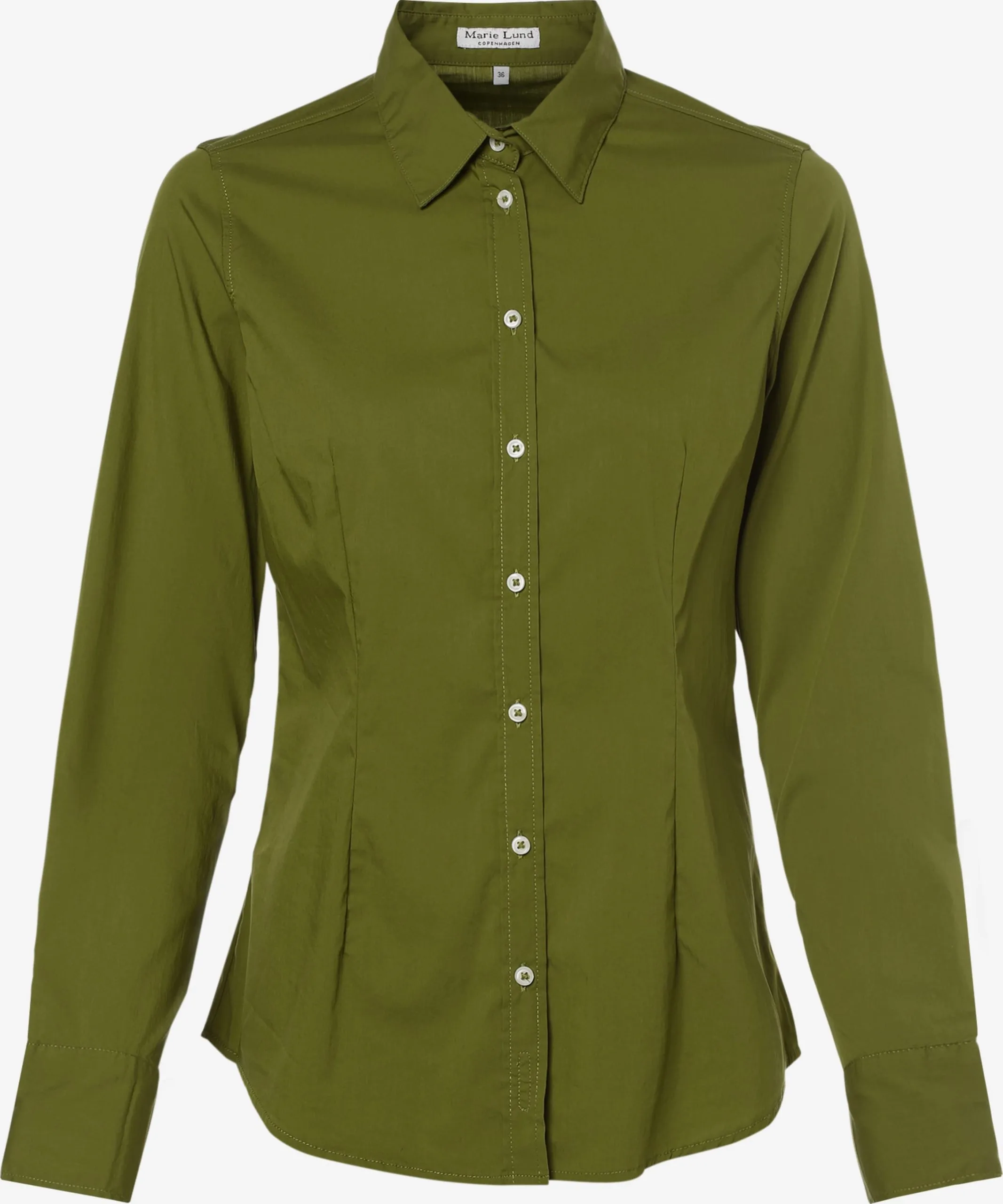 Marie Lund Overhemden Blouse Dames Groen 3 Marie Lund Overhemden Blouse Dames Groen