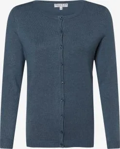 Marie Lund Vesten Gebreid Vest Dames Blauw