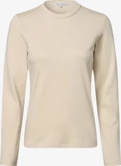 Marie Lund Longsleeves Shirt Dames Sand