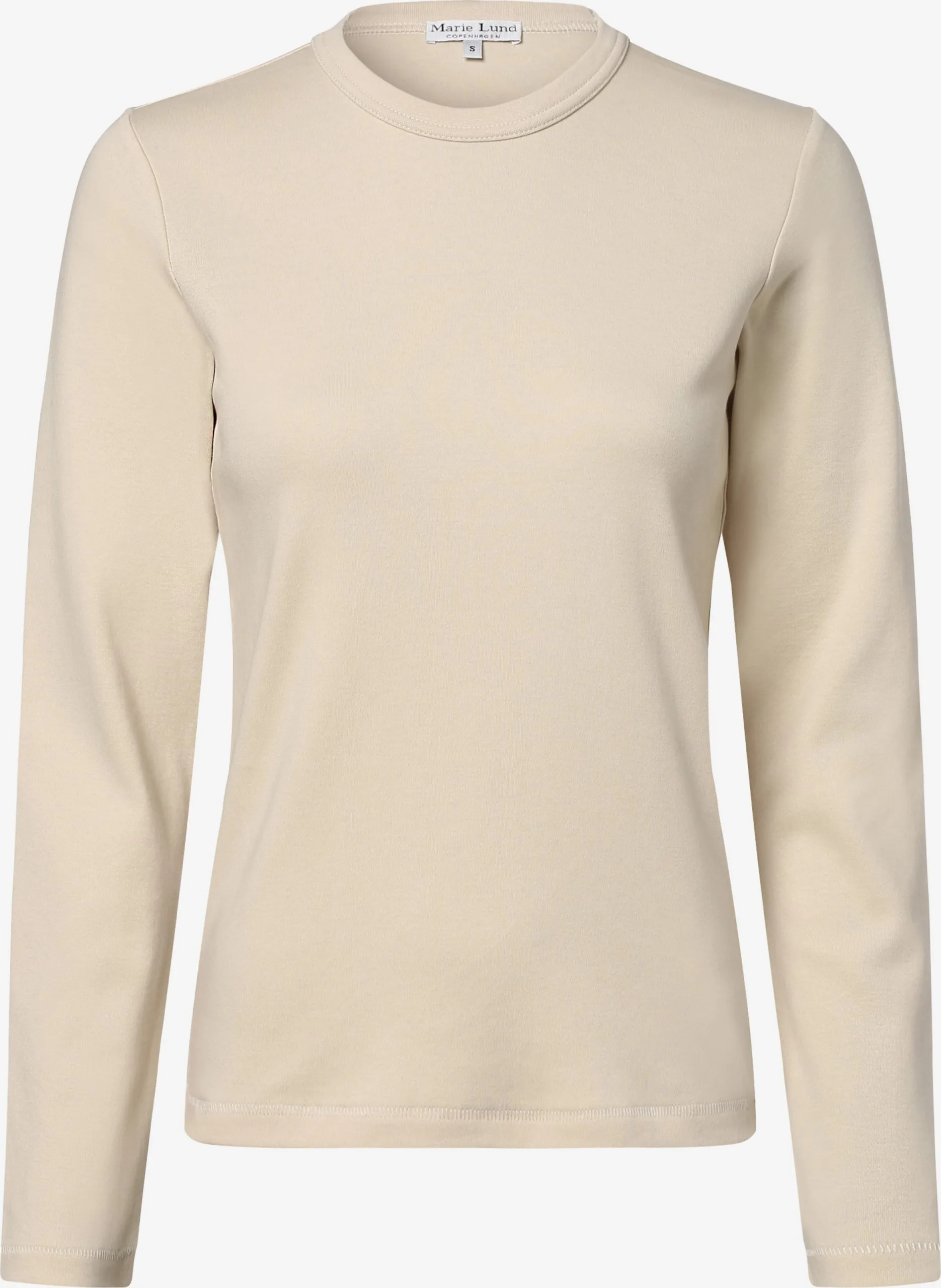 Marie Lund Longsleeves Shirt Dames Sand 3 Marie Lund Longsleeves Shirt Dames Sand