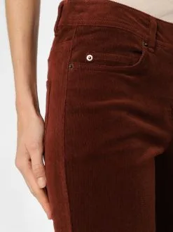 Marie Lund Ribbroeken Regular Broek Dames Cognac -Marie Lund Winkel 93c509f1f1a021421df5b0d97d3f64b0