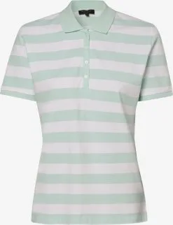 Marie Lund Winkel 18 Marie Lund Polos Shirt Dames Mintgroen / Wit