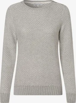 Marie Lund Winkel 34 Marie Lund Fijngebreide Truien Trui Dames Grijs