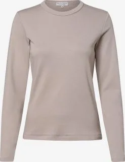 Marie Lund Longsleeves Shirt Dames Taupe