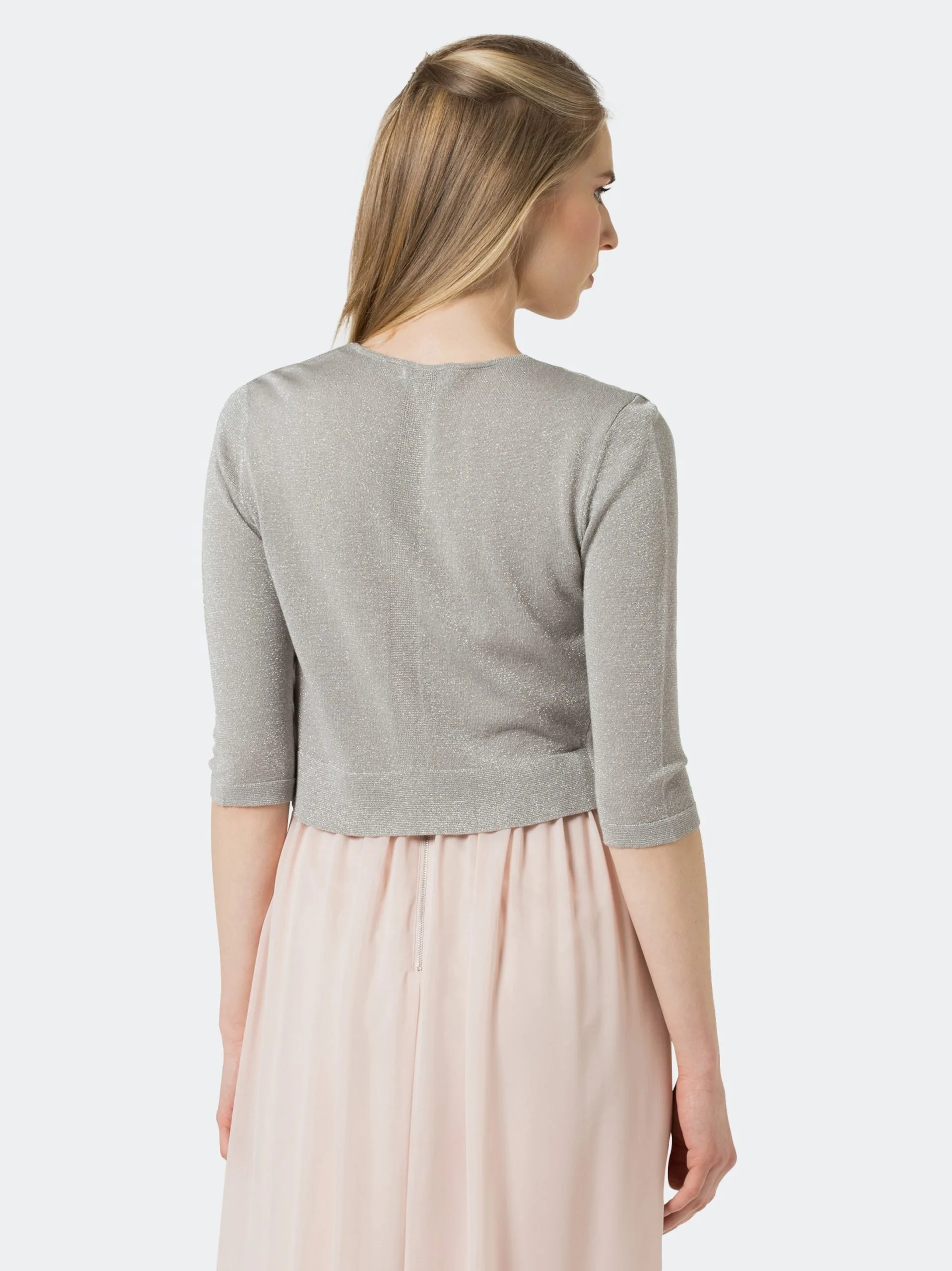 Marie Lund Boleros Bolero Dames Zilvergrijs 4 Marie Lund Boleros Bolero Dames Zilvergrijs - Afbeelding 2