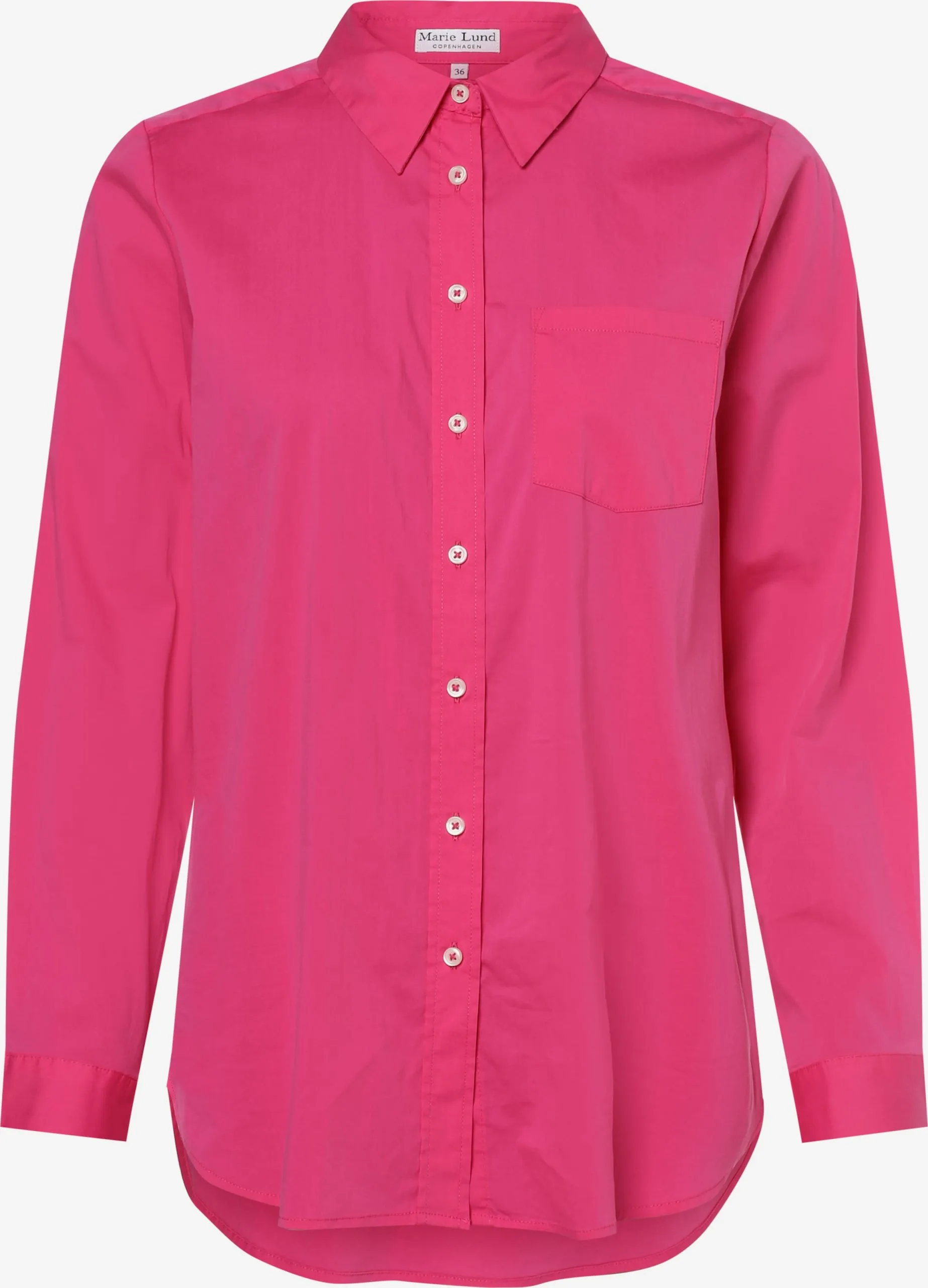 Marie Lund Overhemden Blouse Dames Magenta 2 Marie Lund Overhemden Blouse Dames Magenta