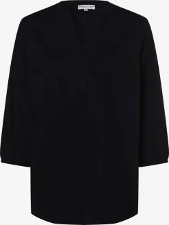 Marie Lund Blouses Met Korte Mouw Blouse Dames Marine