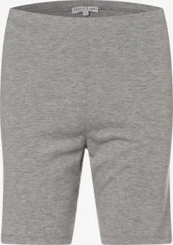 Marie Lund Shorts Skinny Broek Dames Lichtgrijs