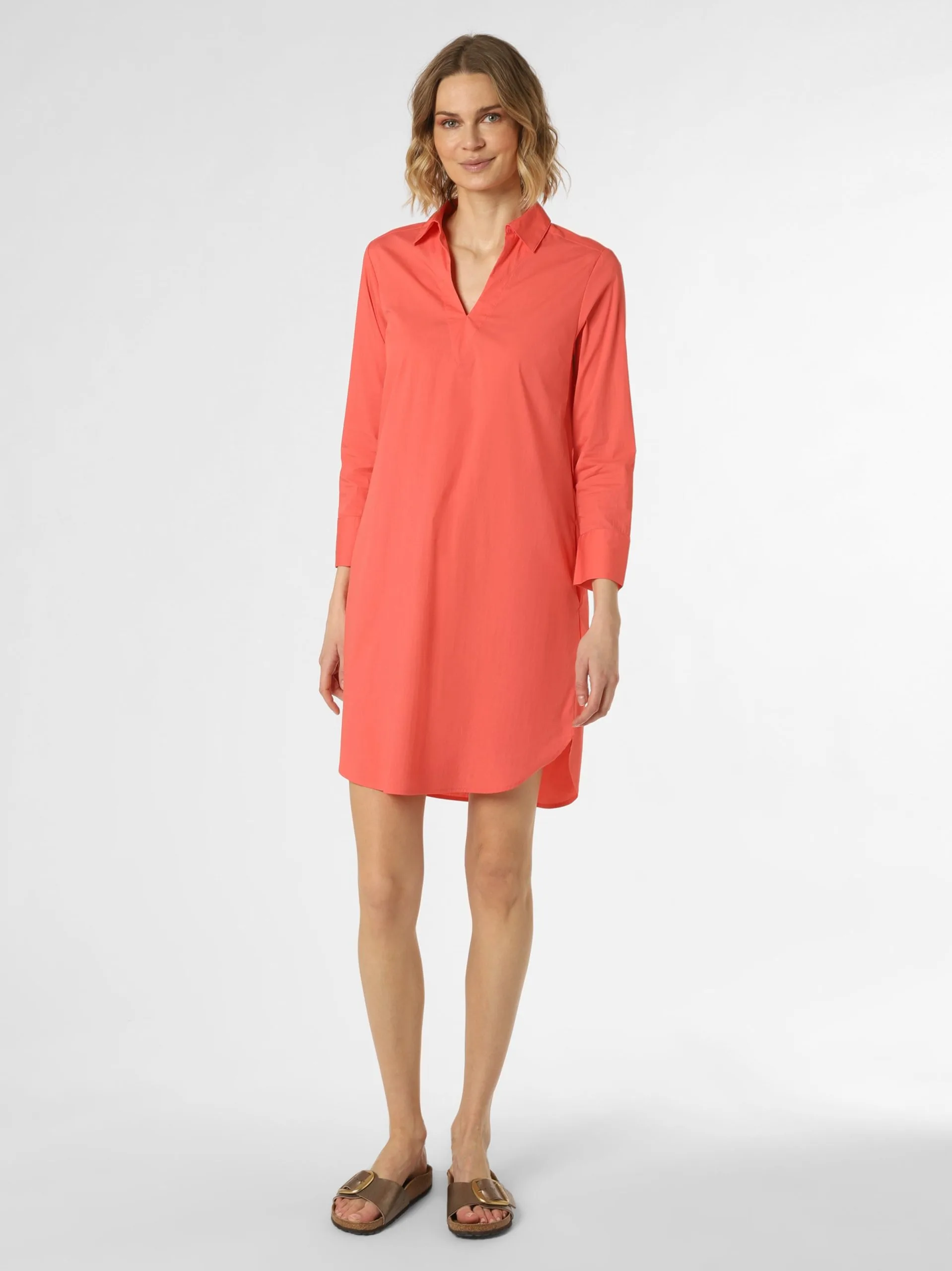 Marie Lund Mini Jurken Jurk Dames Koraal 3 Marie Lund Mini Jurken Jurk Dames Koraal