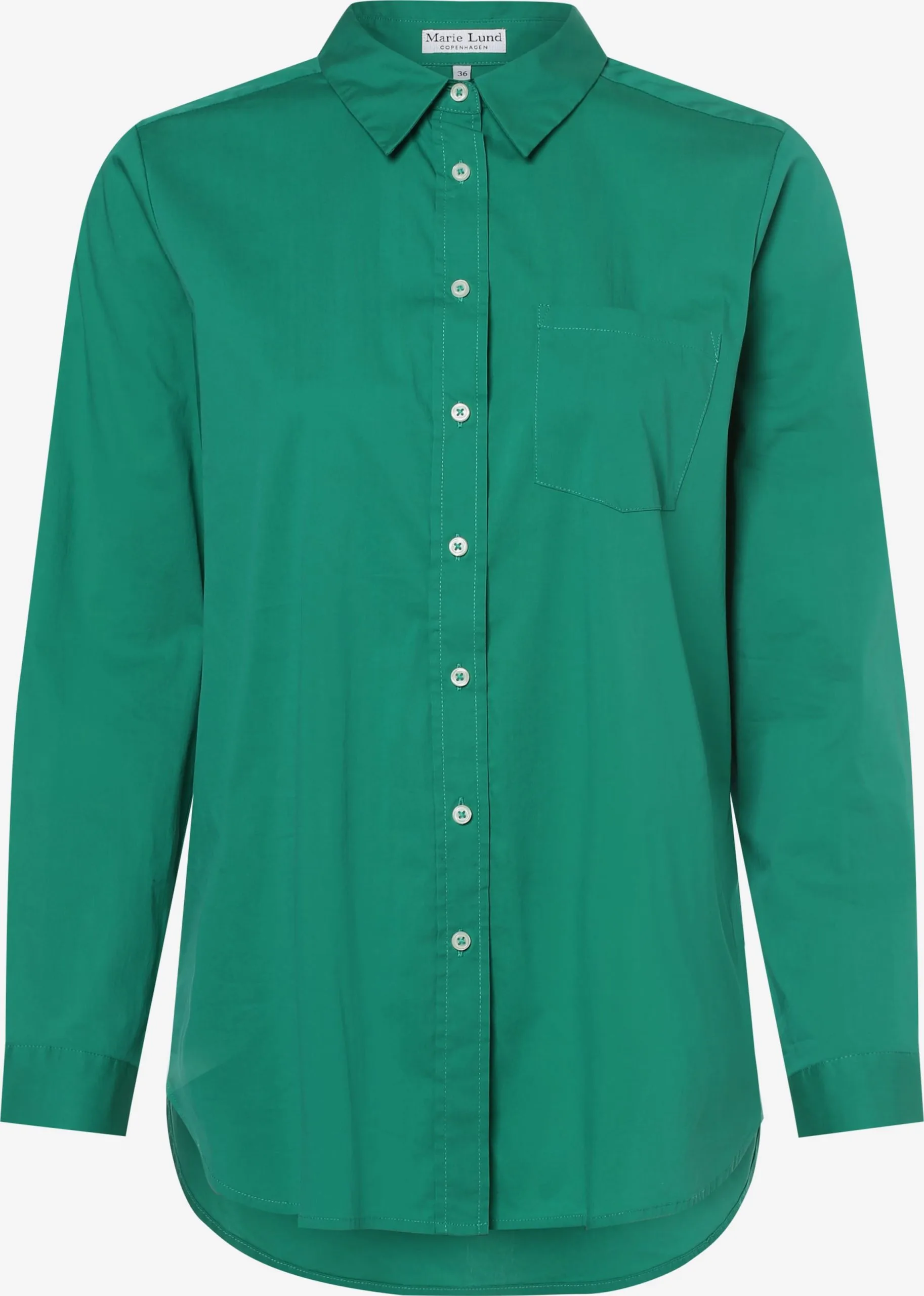 Marie Lund Overhemden Blouse Dames Groen 3 Marie Lund Overhemden Blouse Dames Groen