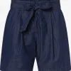Marie Lund Shorts Regular Bandplooibroek Dames Donkerblauw -Marie Lund Winkel c6d5b714932188ca8b37947f8de9d64f