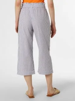 Marie Lund Culottes Wide Leg Bandplooibroek Dames Blauw / Wit -Marie Lund Winkel cf2468490d47434006ebc0f7e9363032