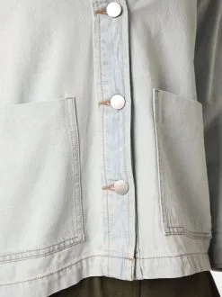 Marie Lund Spijkerblouses Blouse Dames Lichtblauw -Marie Lund Winkel d39a98f6514b811c78f448a54c7db821