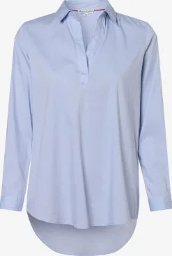 Marie Lund Blouseshirts Blouse Dames Lichtblauw