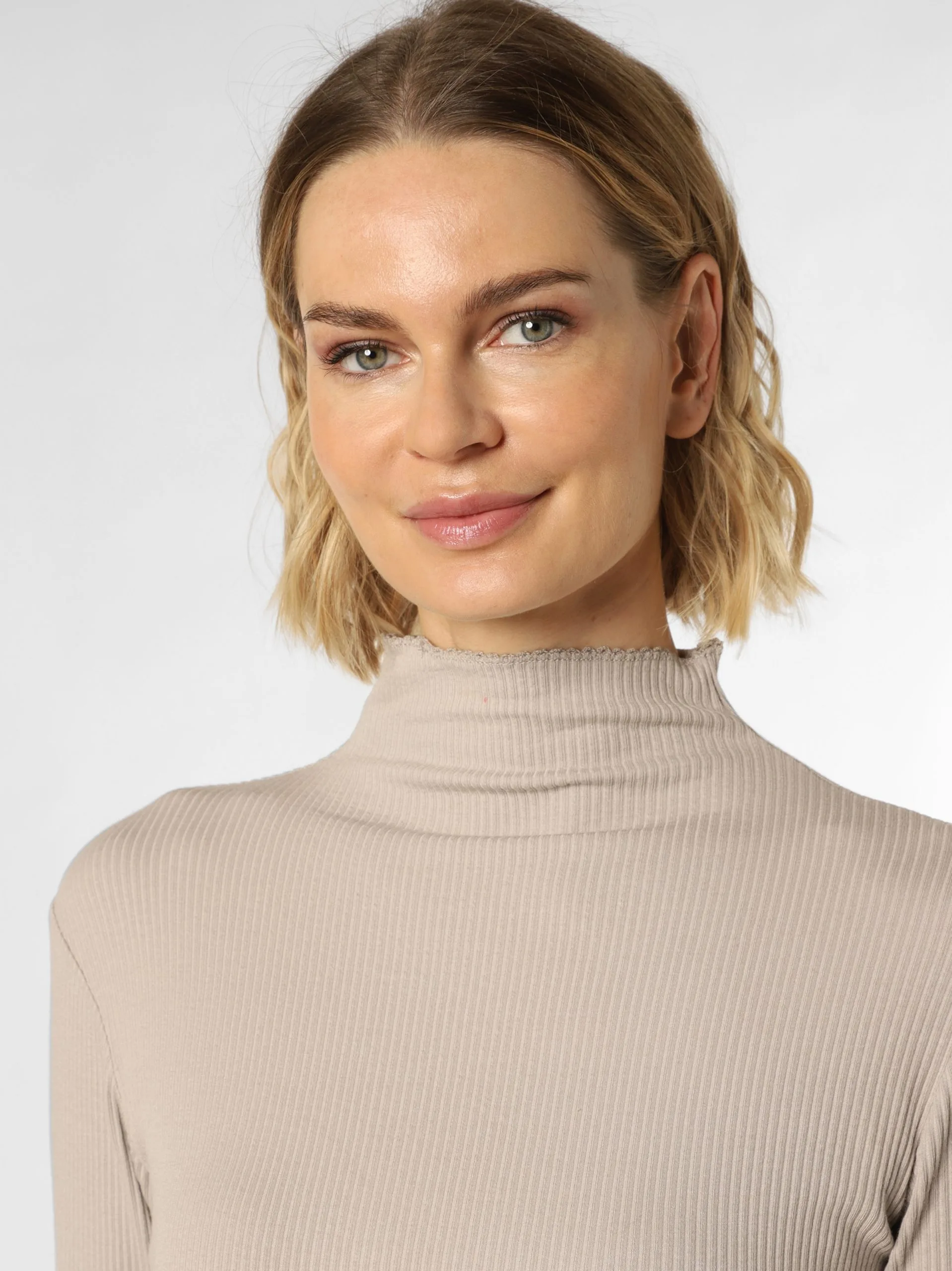 Marie Lund Longsleeves Shirt Dames Taupe 6 Marie Lund Longsleeves Shirt Dames Taupe - Afbeelding 4