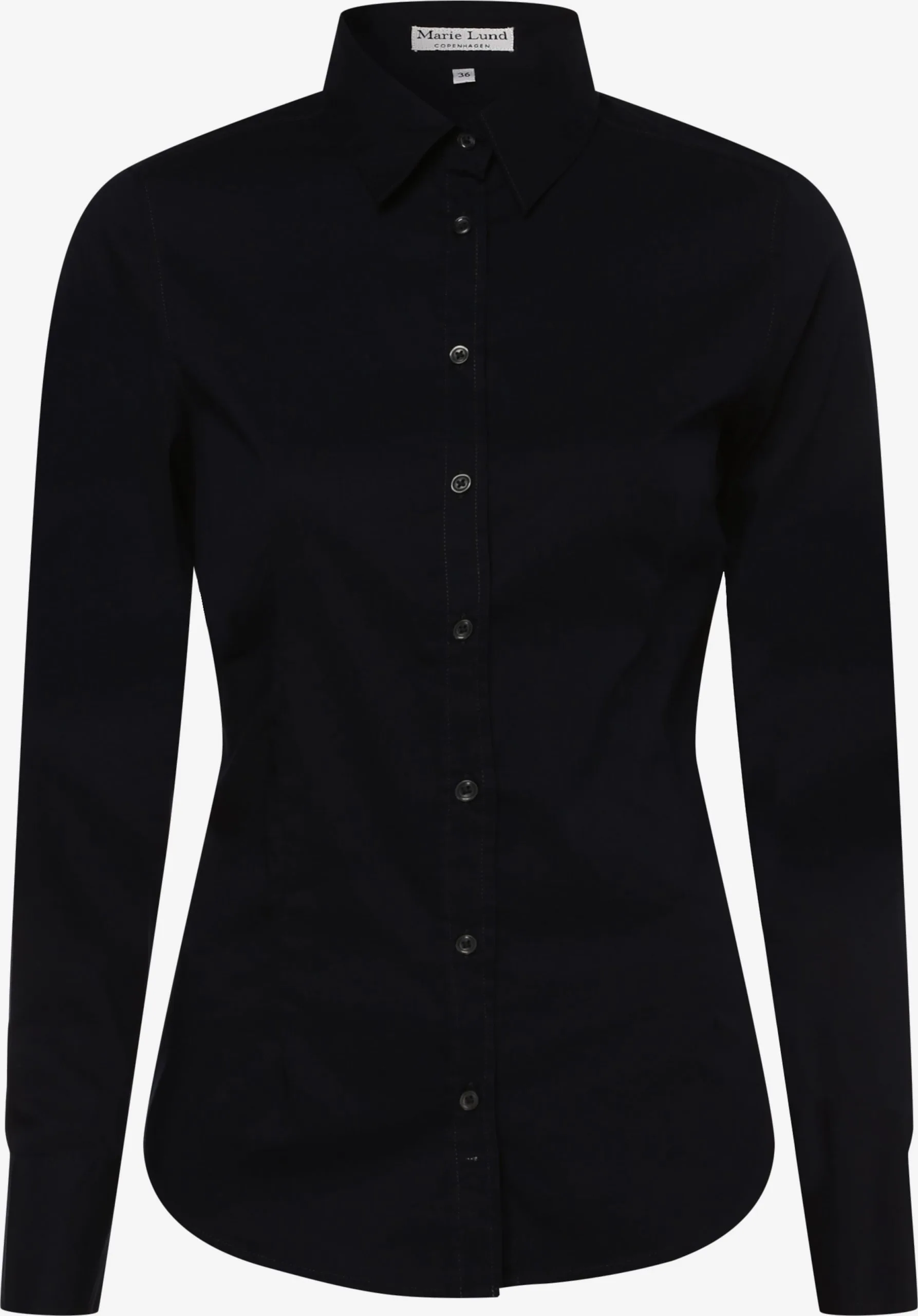 Marie Lund Overhemden Blouse Dames Marine 3 Marie Lund Overhemden Blouse Dames Marine