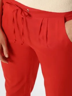 Marie Lund Bandplooibroeken Tapered Bandplooibroek Dames Vuurrood -Marie Lund Winkel e66d60980a884dfca1b2a2b9d4d2ad07