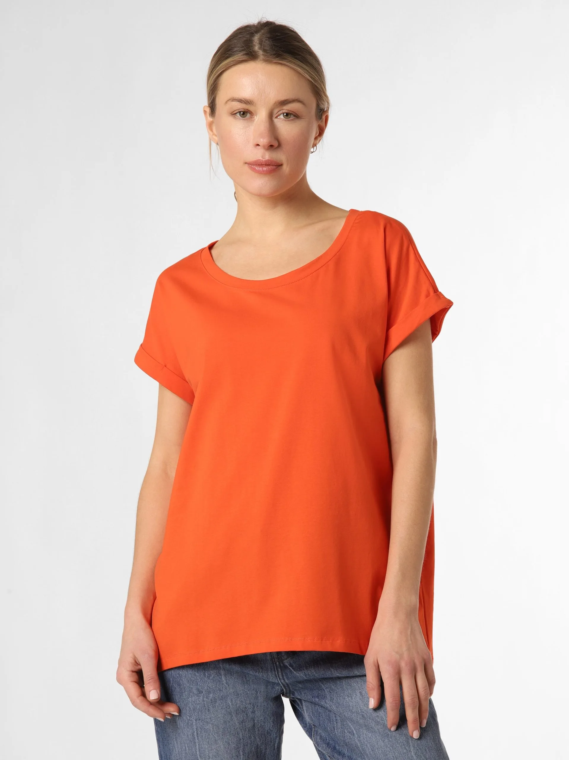 Marie Lund T-shirts Shirt Dames Oranje 4 Marie Lund T-shirts Shirt Dames Oranje - Afbeelding 2