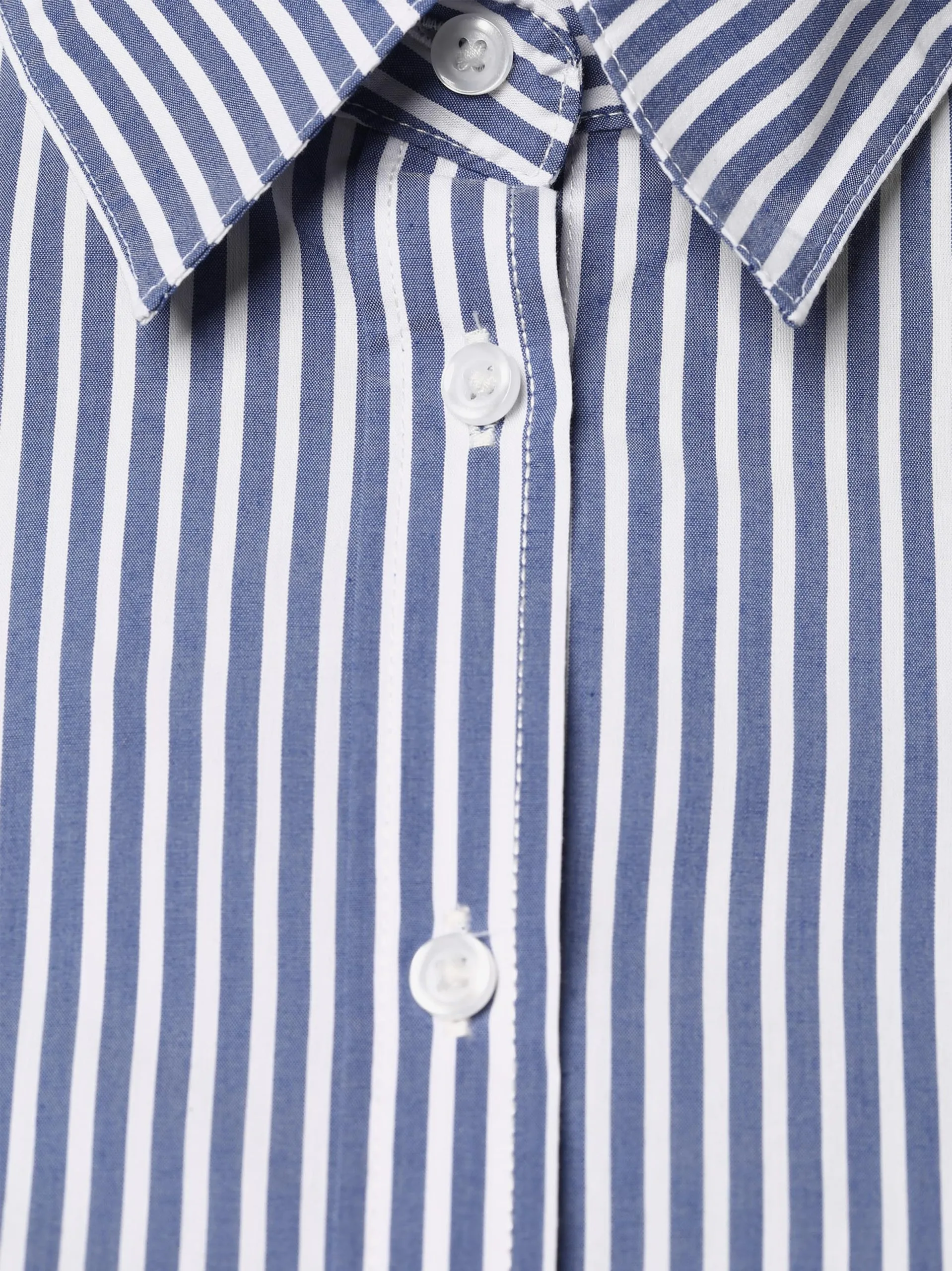 Marie Lund Overhemden Blouse Dames Indigo 5 Marie Lund Overhemden Blouse Dames Indigo - Afbeelding 3