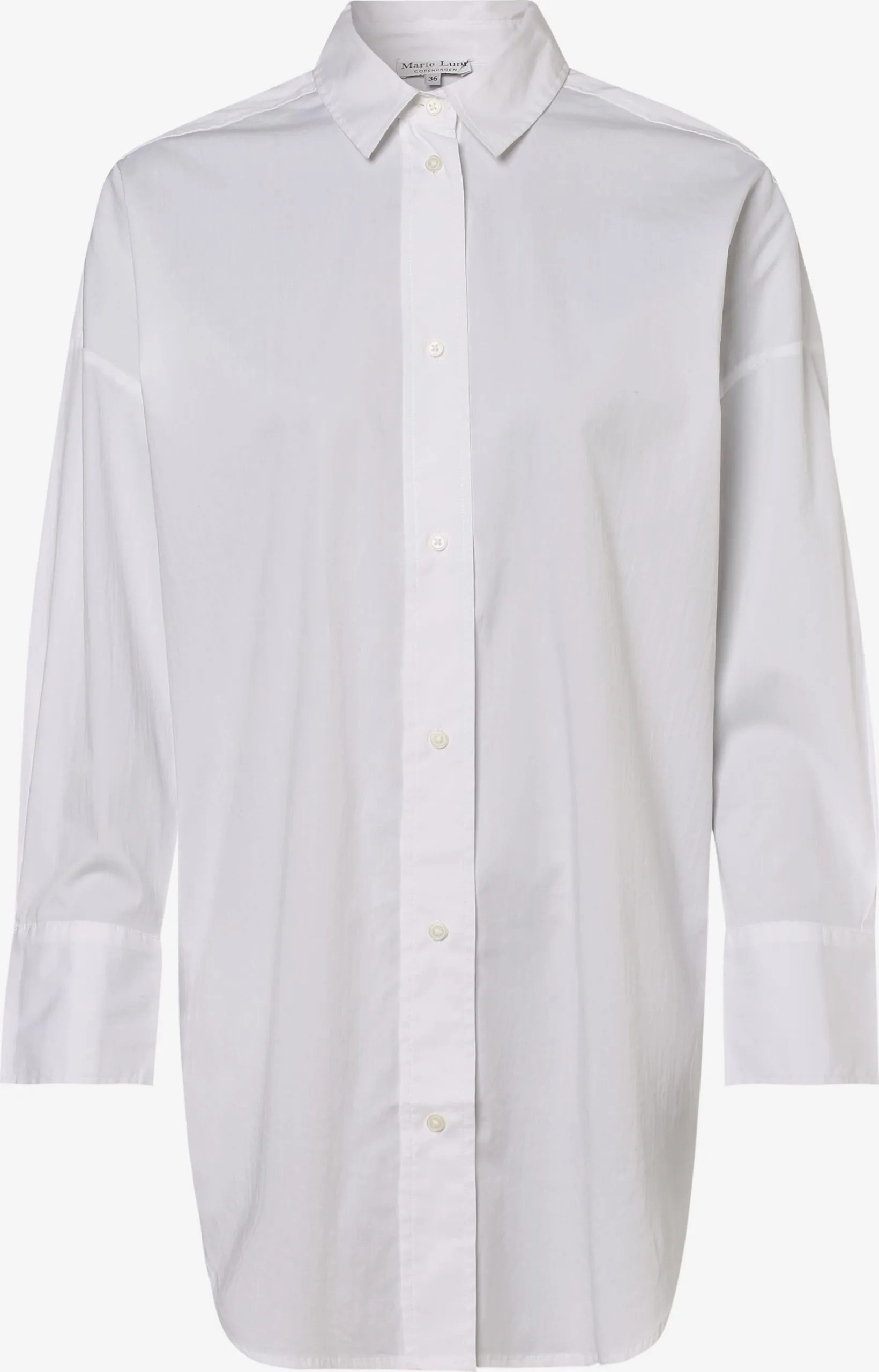 Marie Lund Lange Blouses Blouse Dames Wit 3 Marie Lund Lange Blouses Blouse Dames Wit